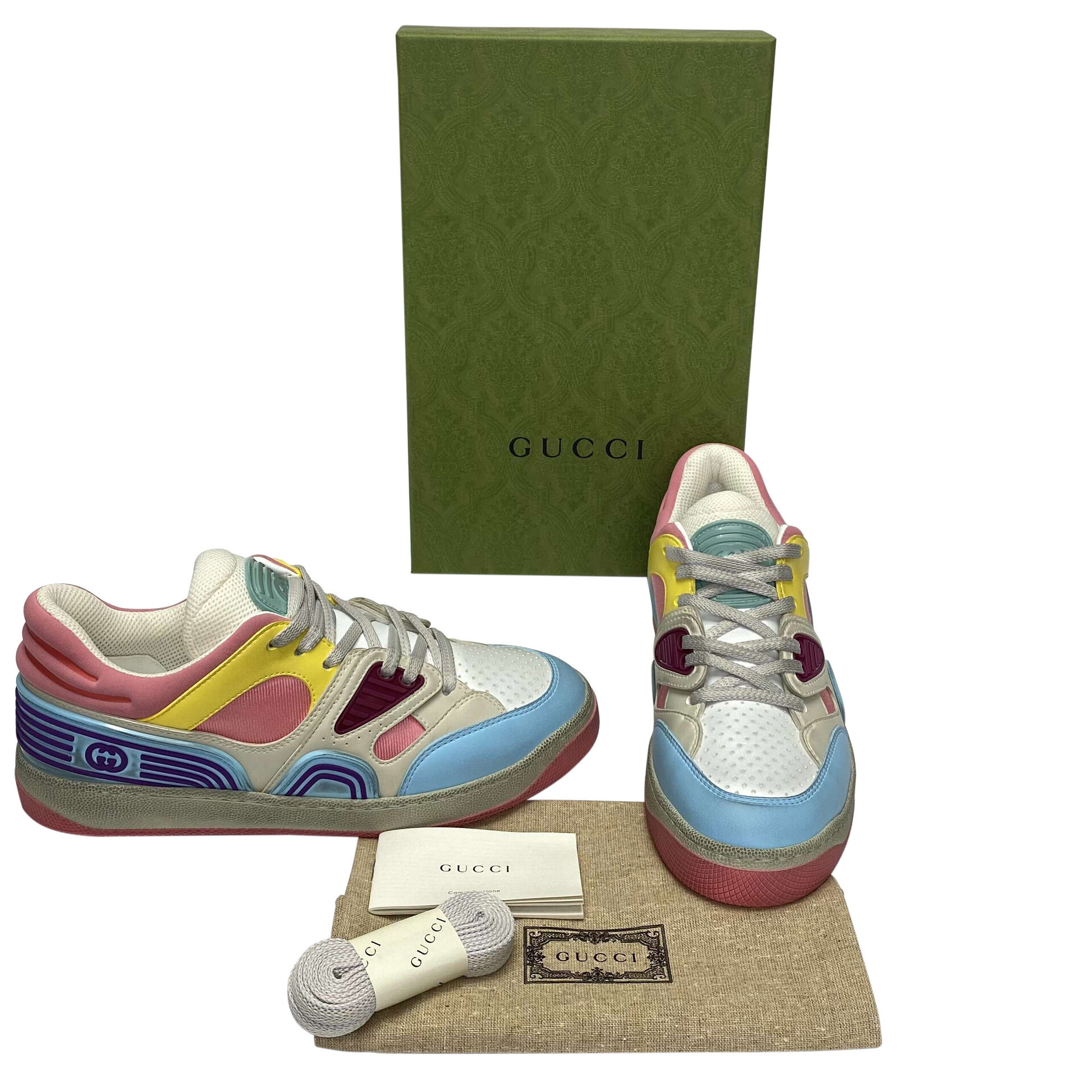 Tênis Gucci Basket Multicolor