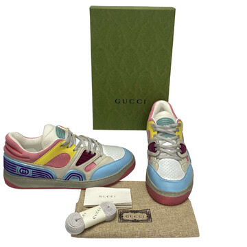 Tênis Gucci Basket Multicolor