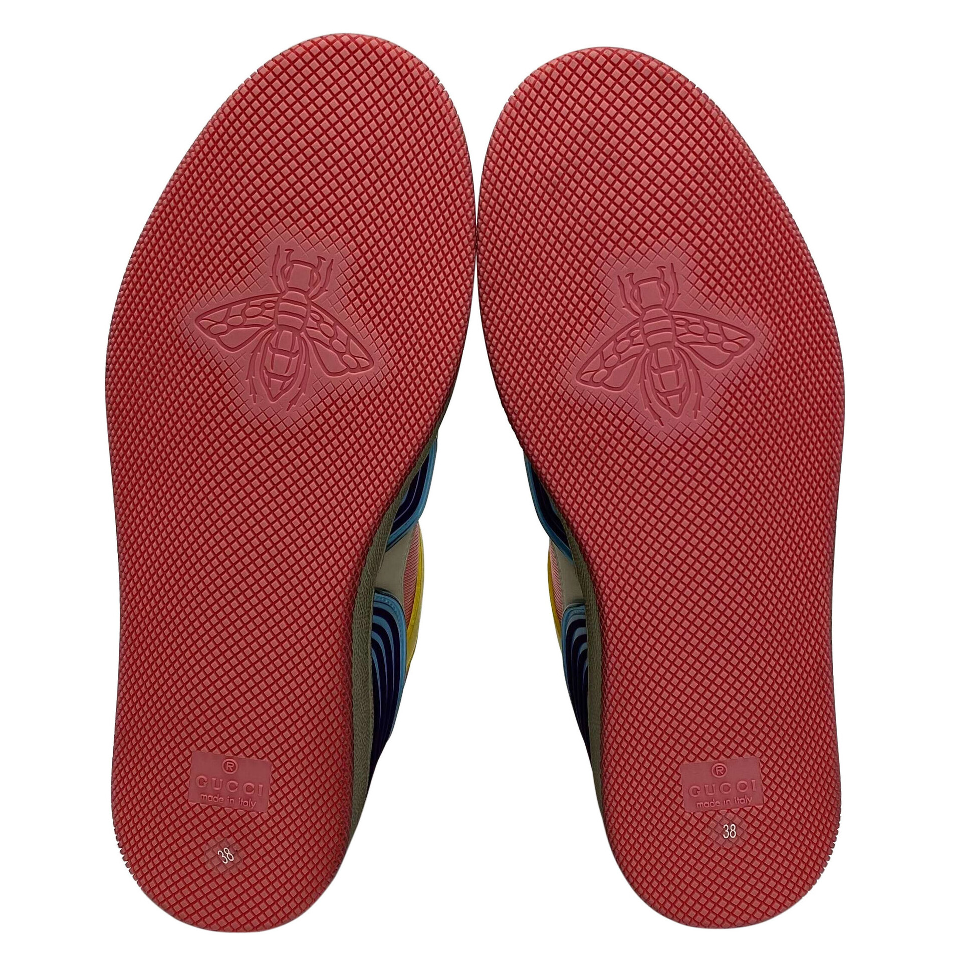 Tênis Gucci Basket Multicolor