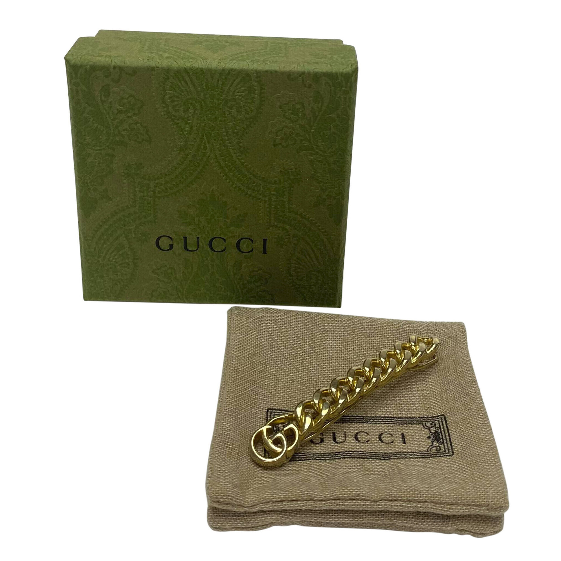 Presilha de Cabelo Gucci Dourada