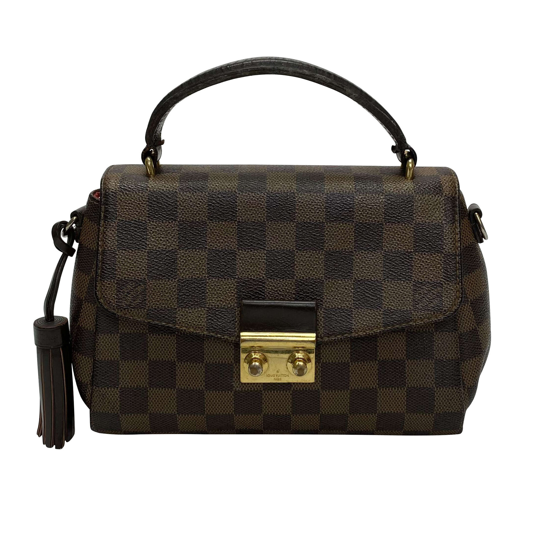 Bolsa Louis Vuitton Croisette Damier Ébène