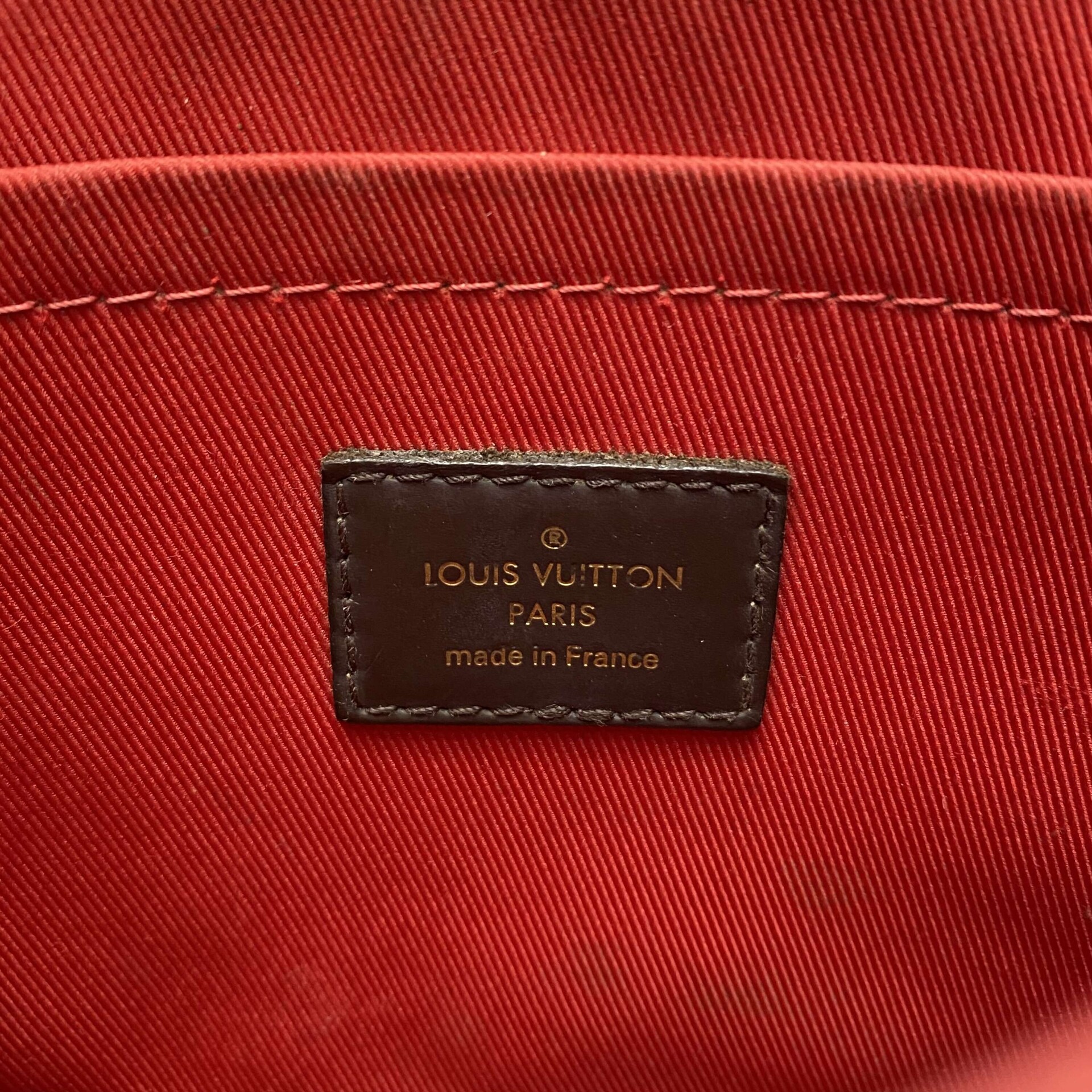 Bolsa Louis Vuitton Croisette Damier Ébène