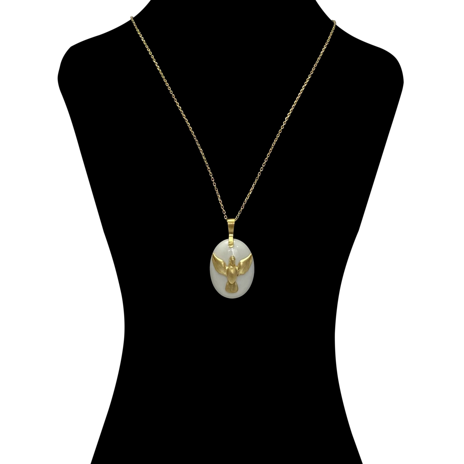 Corrente + Pingente Carla Amorim Divino Espírito Santo