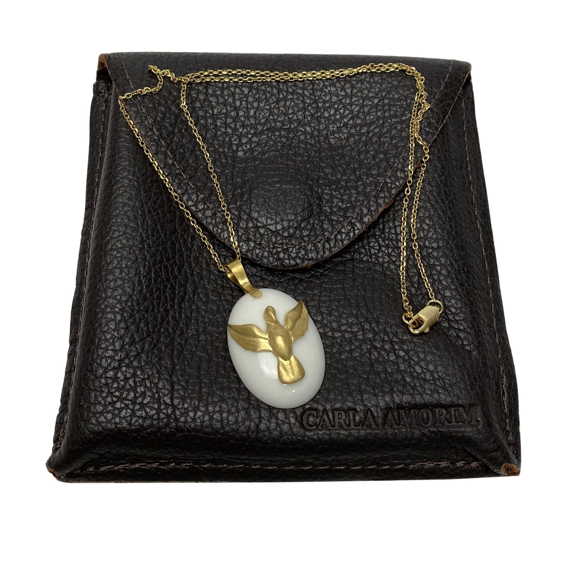 Corrente + Pingente Carla Amorim Divino Espírito Santo