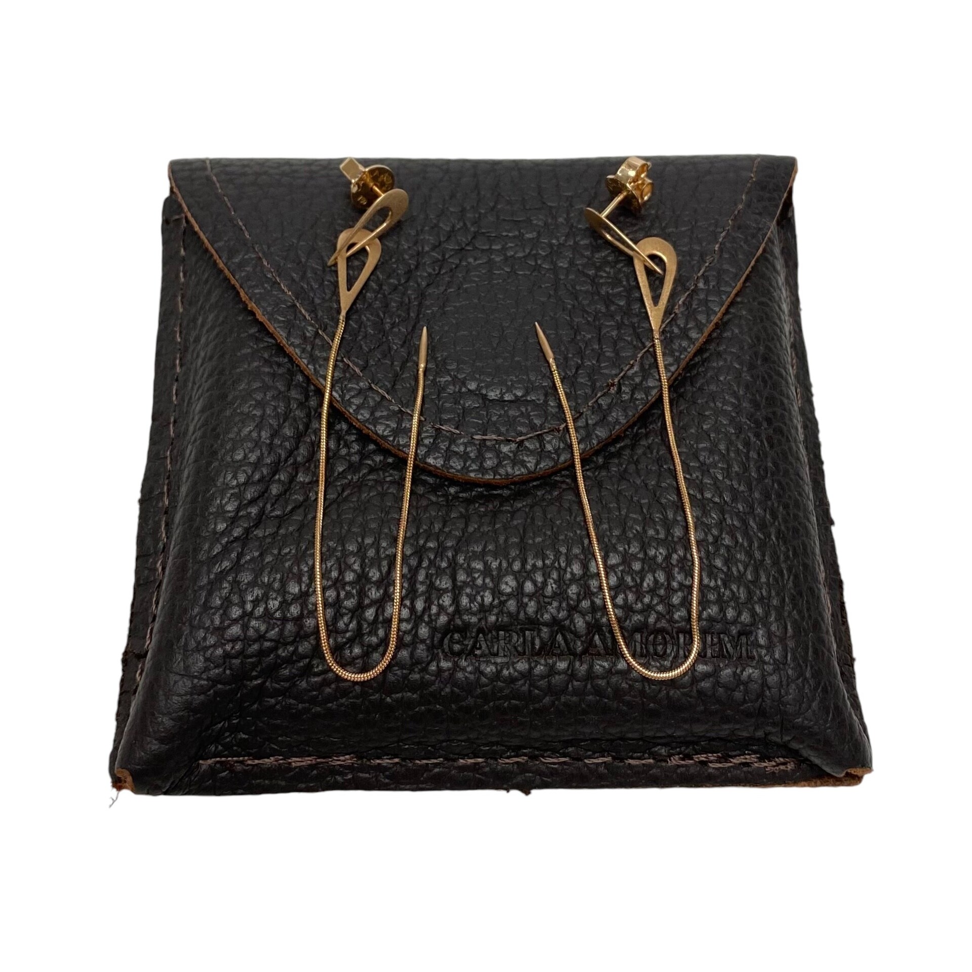 Par de Brincos Fagulha Ouro Rose