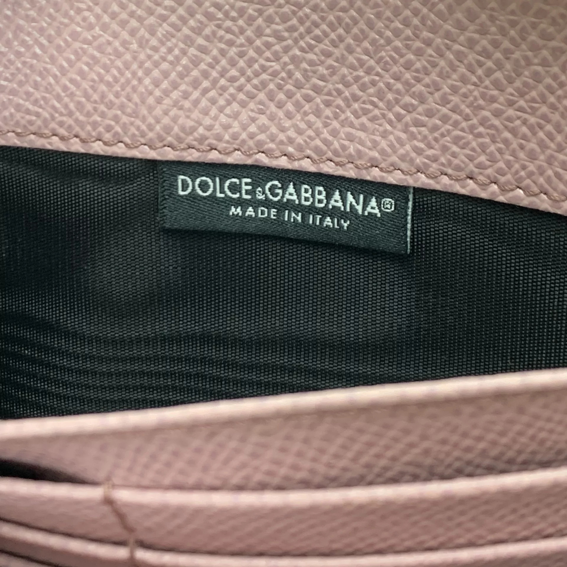 Carteira Dolce & Gabbana Couro Rosa