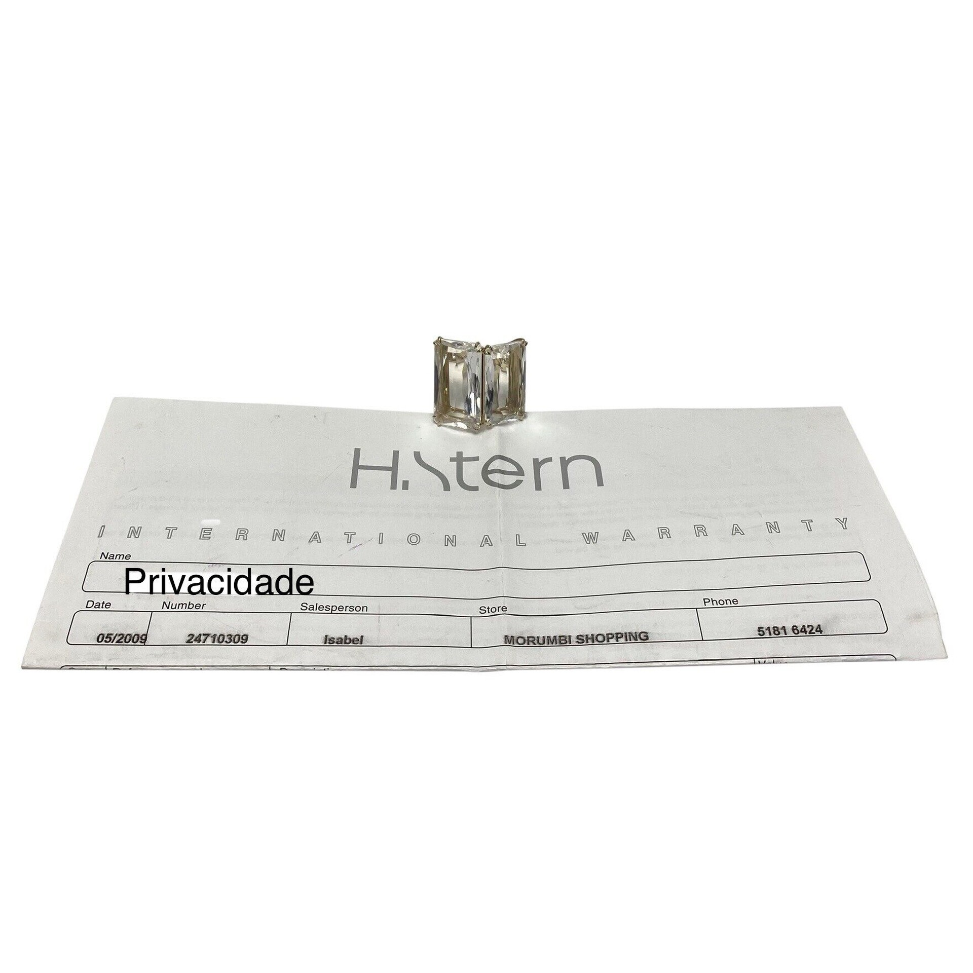 Anel HStern Rua das Pedras