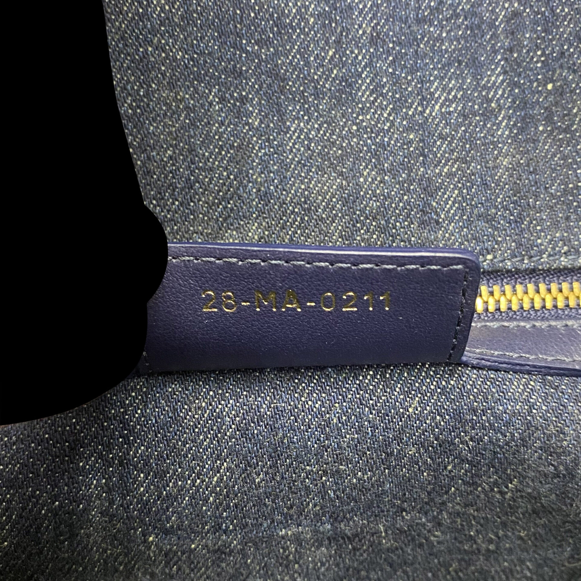 Bolsa Christian Dior Caro Blue