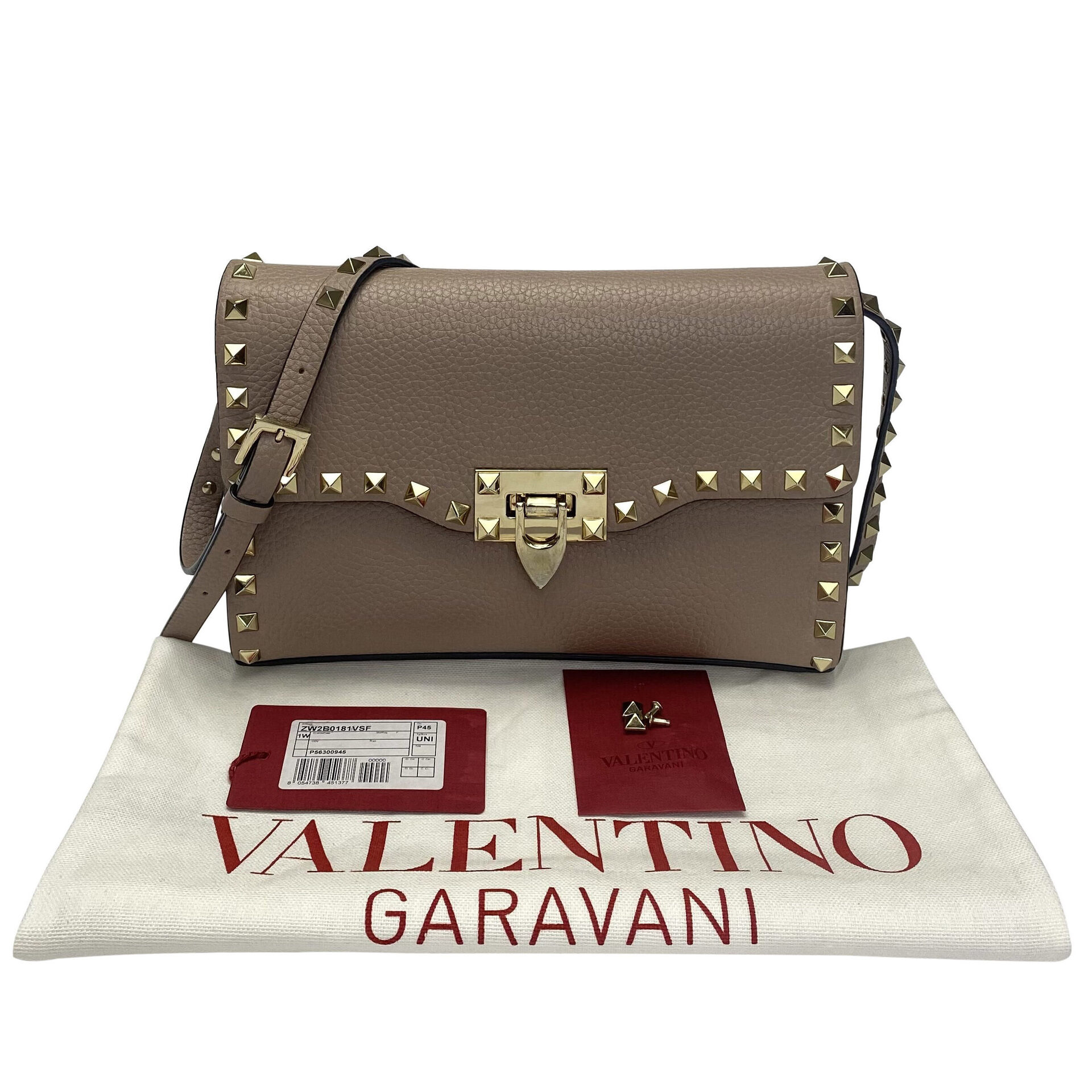 Bolsa Valentino Garavani Rockstud Nude