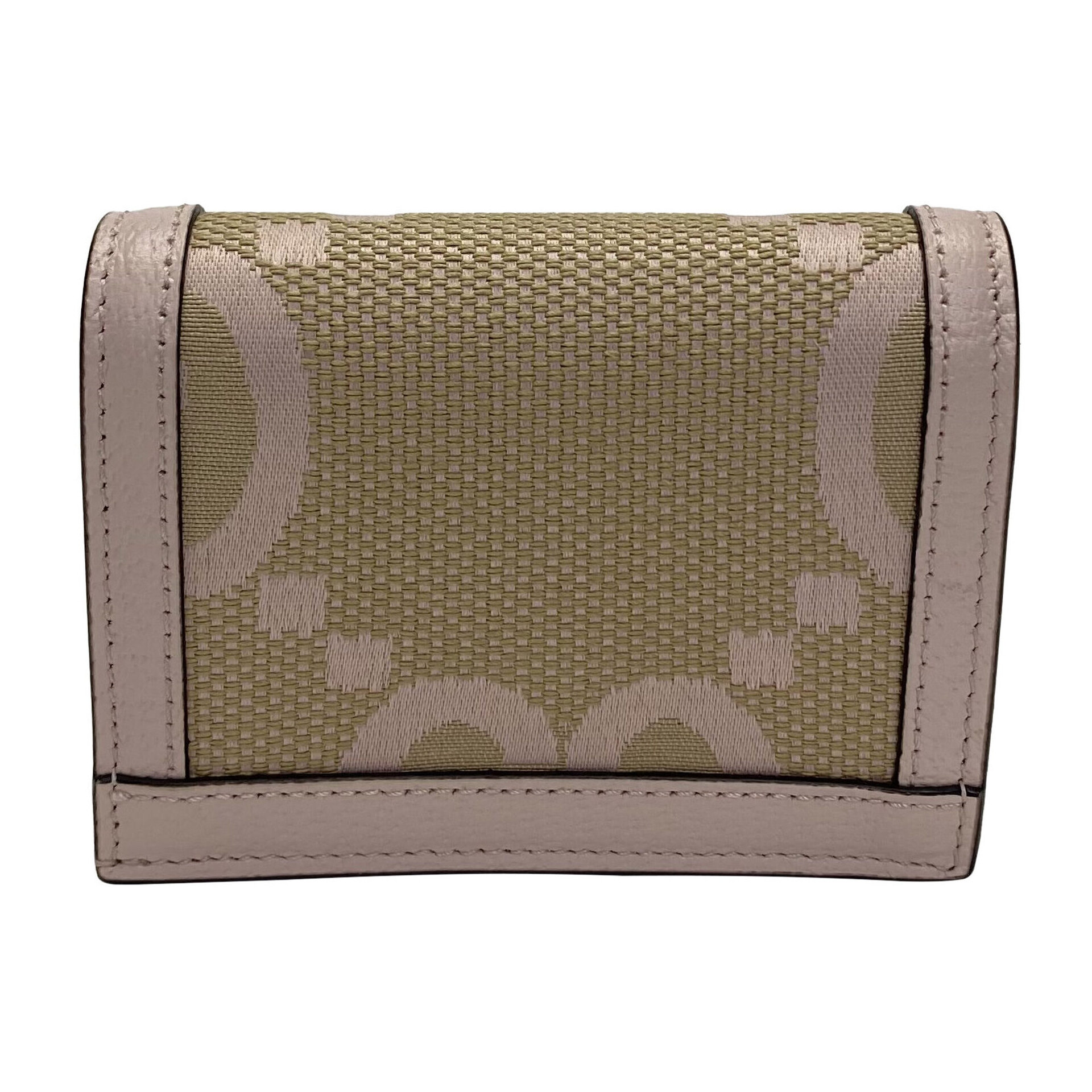 Carteira Gucci Monograma Rosa