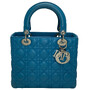 Bolsa Christian Dior Lady Dior Azul