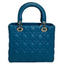 Bolsa Christian Dior Lady Dior Azul