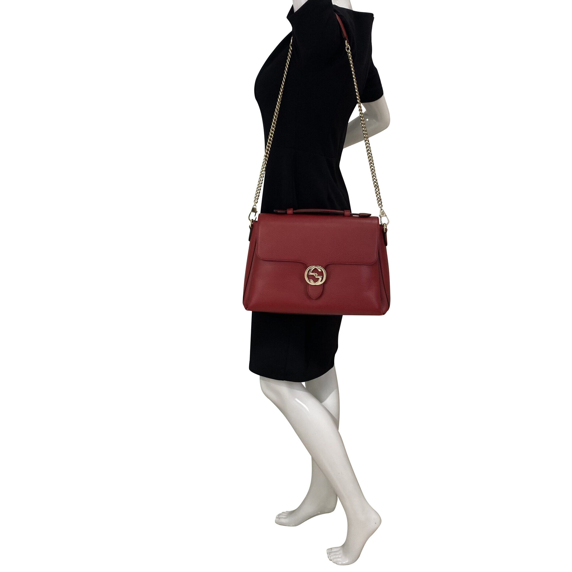 Bolsa Gucci Interlocking G Vermelha