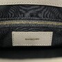 Bolsa Burberry Banner Couro Cinza Pequena