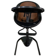 Cadeira de Alimentação Infantil Mima Moon Preta & Caramelo