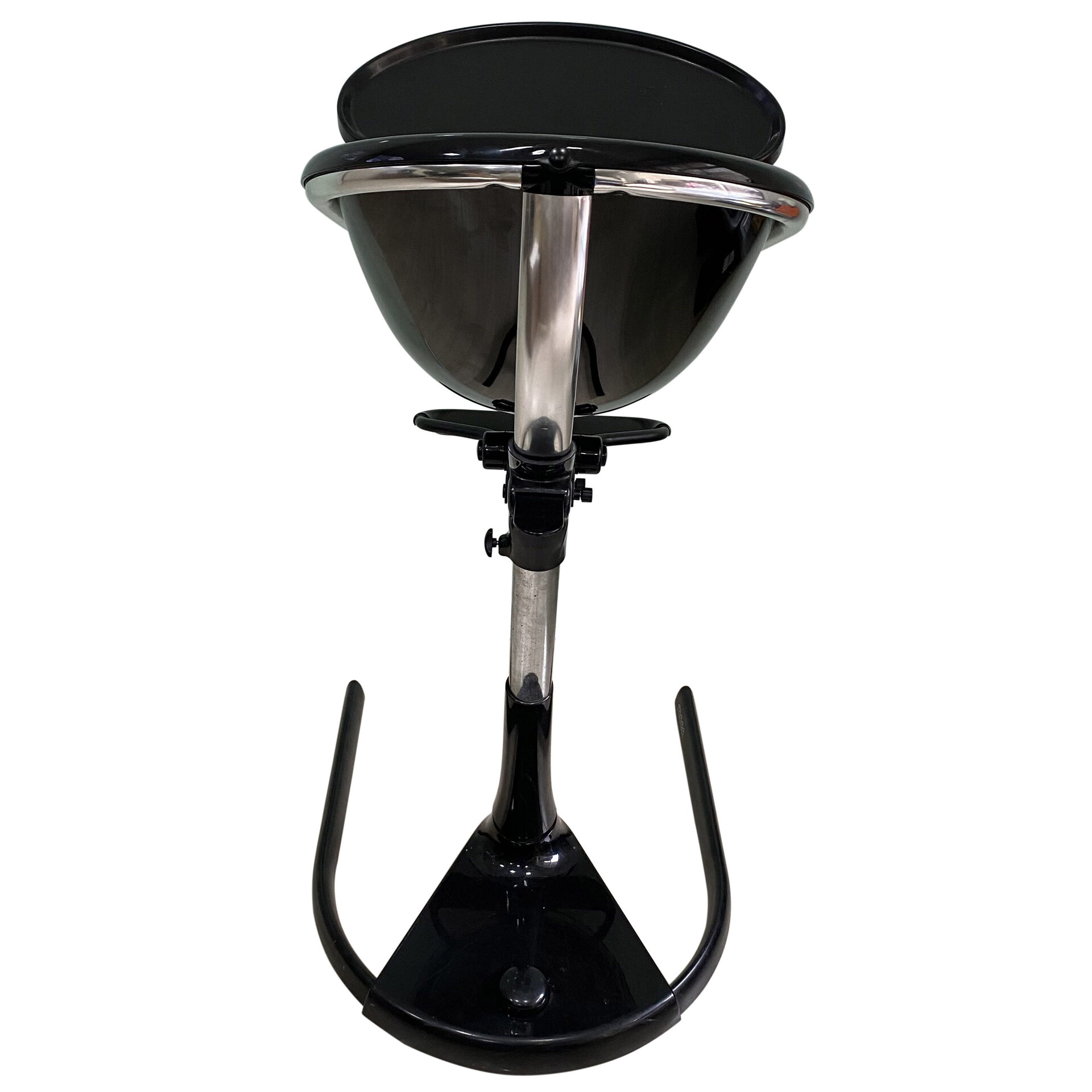 Cadeira de Alimentação Infantil Mima Moon Preta & Caramelo