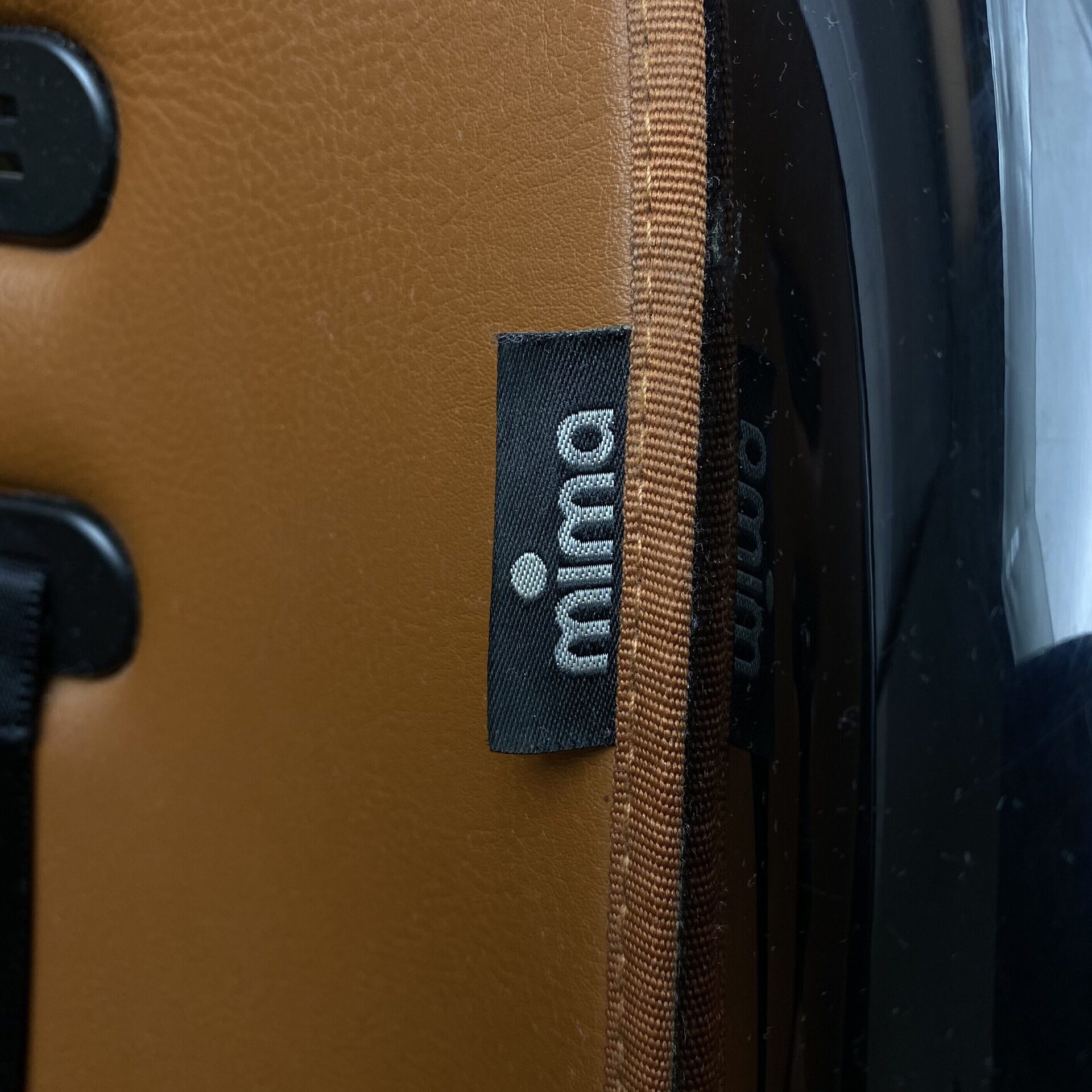 Cadeira de Alimentação Infantil Mima Moon Preta & Caramelo