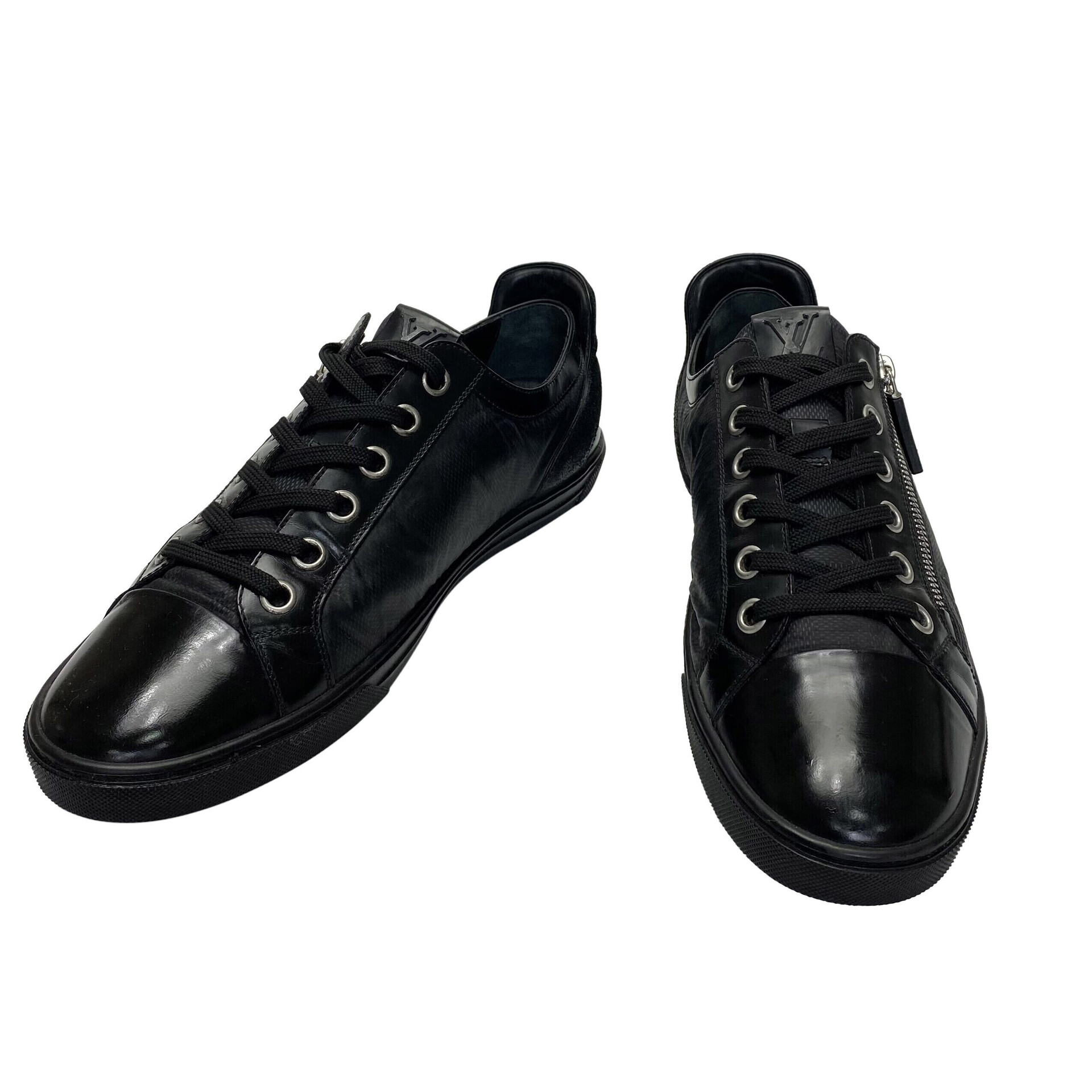 Tênis Louis Vuitton Zip Up Preto