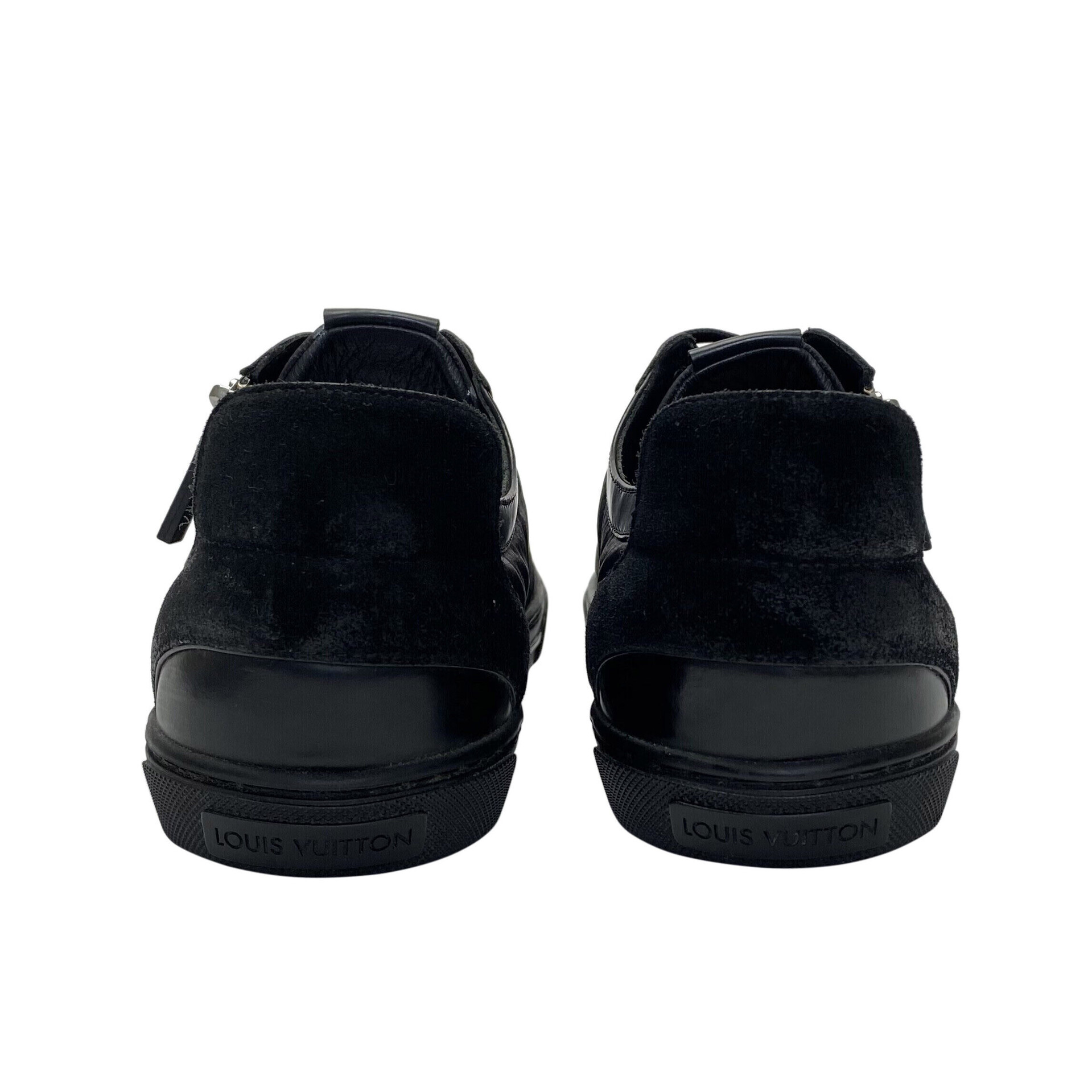 Tênis Louis Vuitton Zip Up Preto