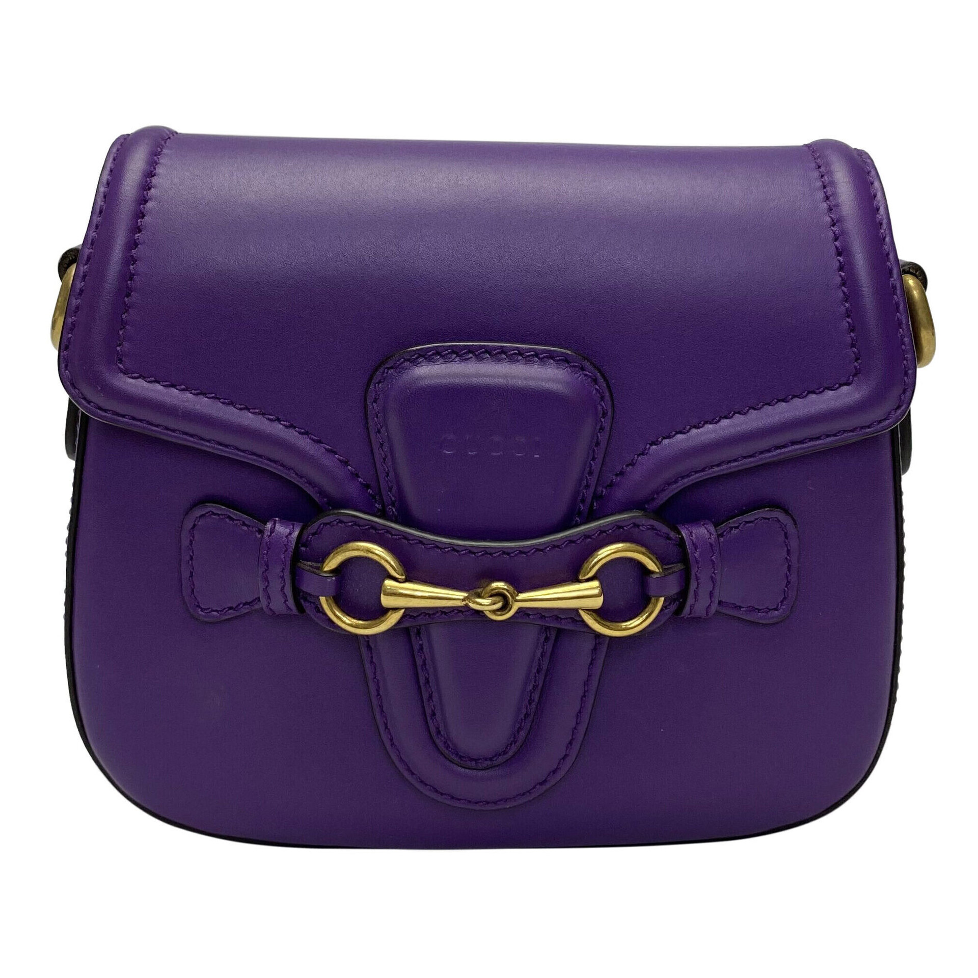 Bolsa Gucci Horsebit 1955 Roxa