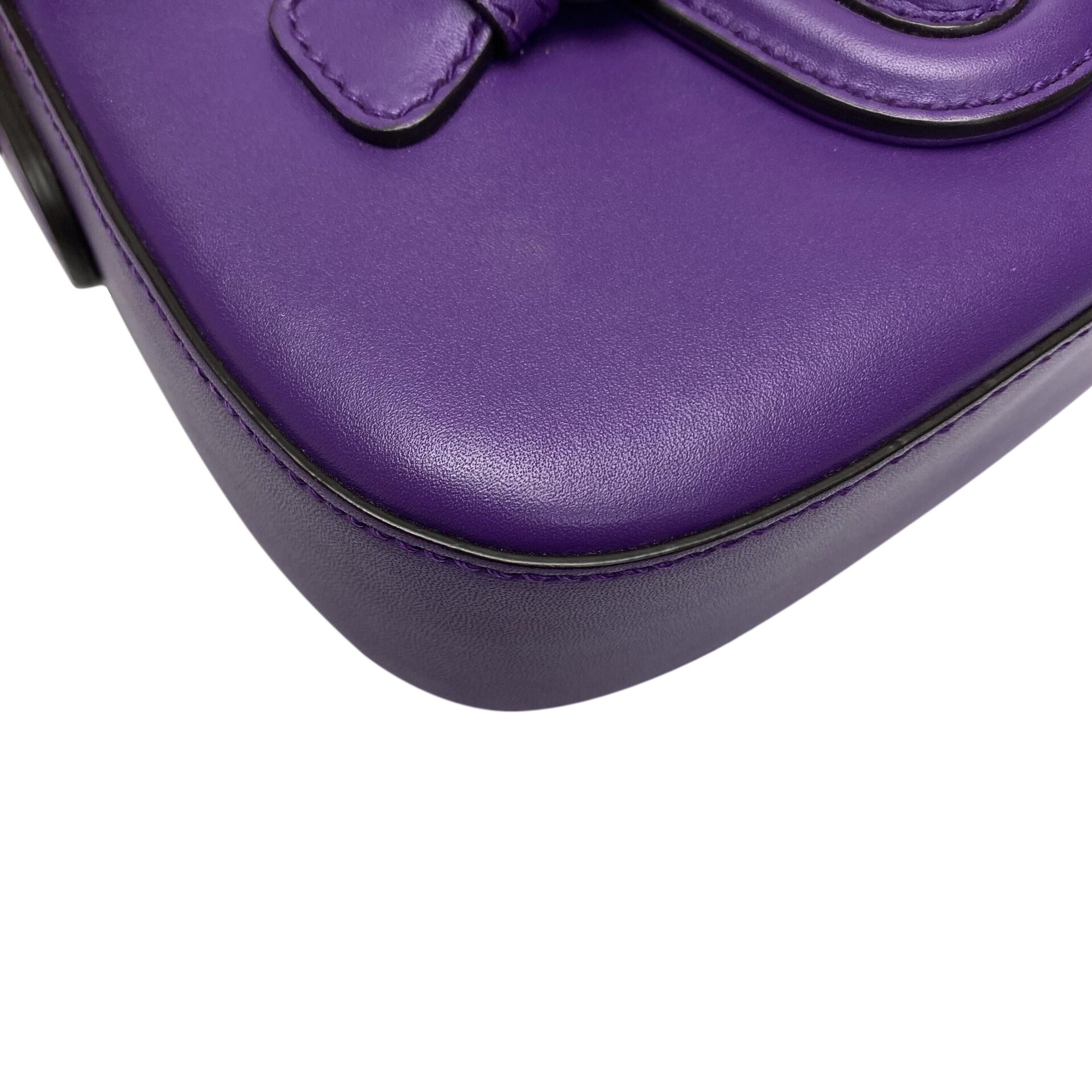 Bolsa Gucci Horsebit 1955 Roxa