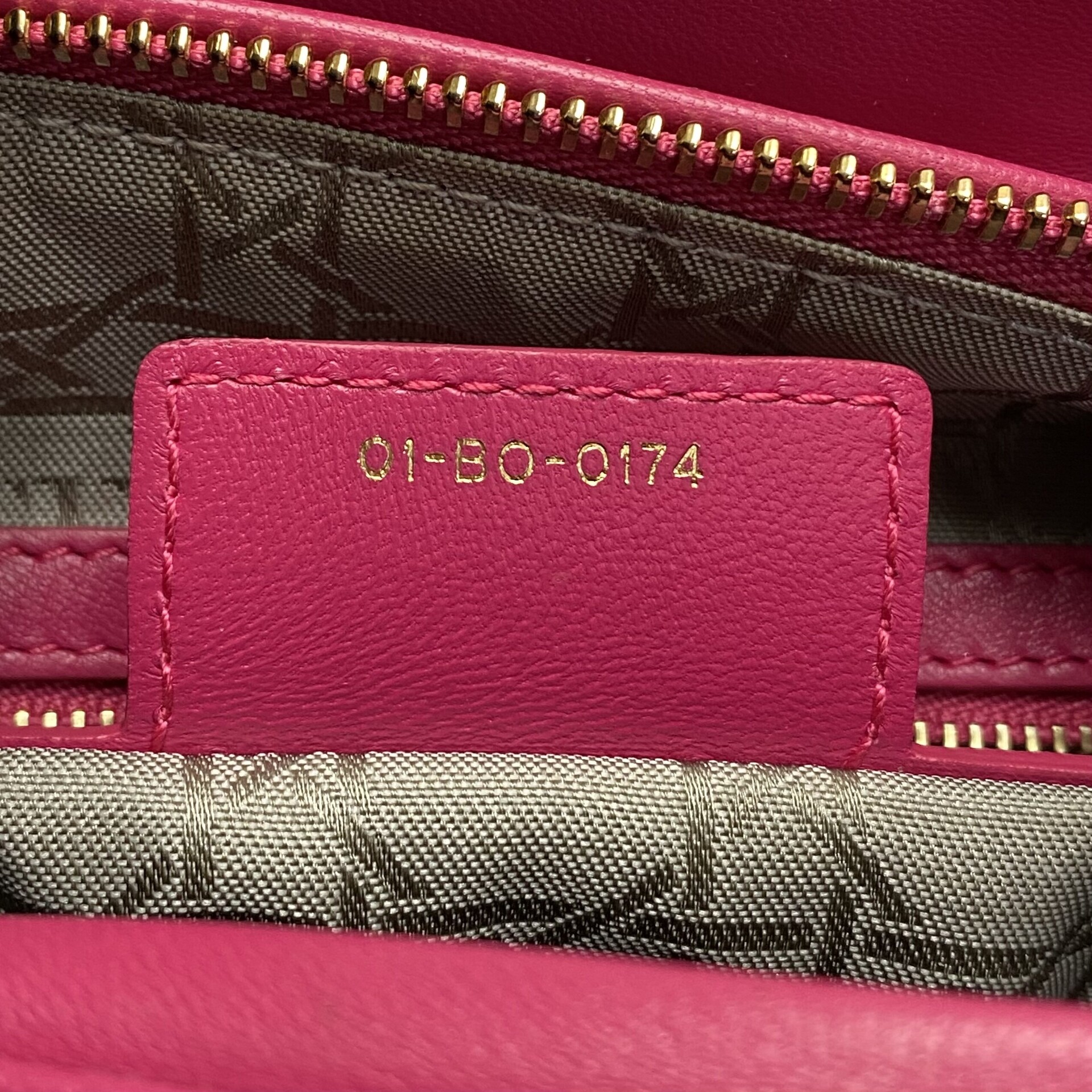 Bolsa Christian Dior Lady Dior Couro Pink