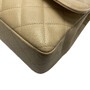 Bolsa Chanel Single Flap Jumbo Bege