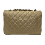 Bolsa Chanel Single Flap Jumbo Bege