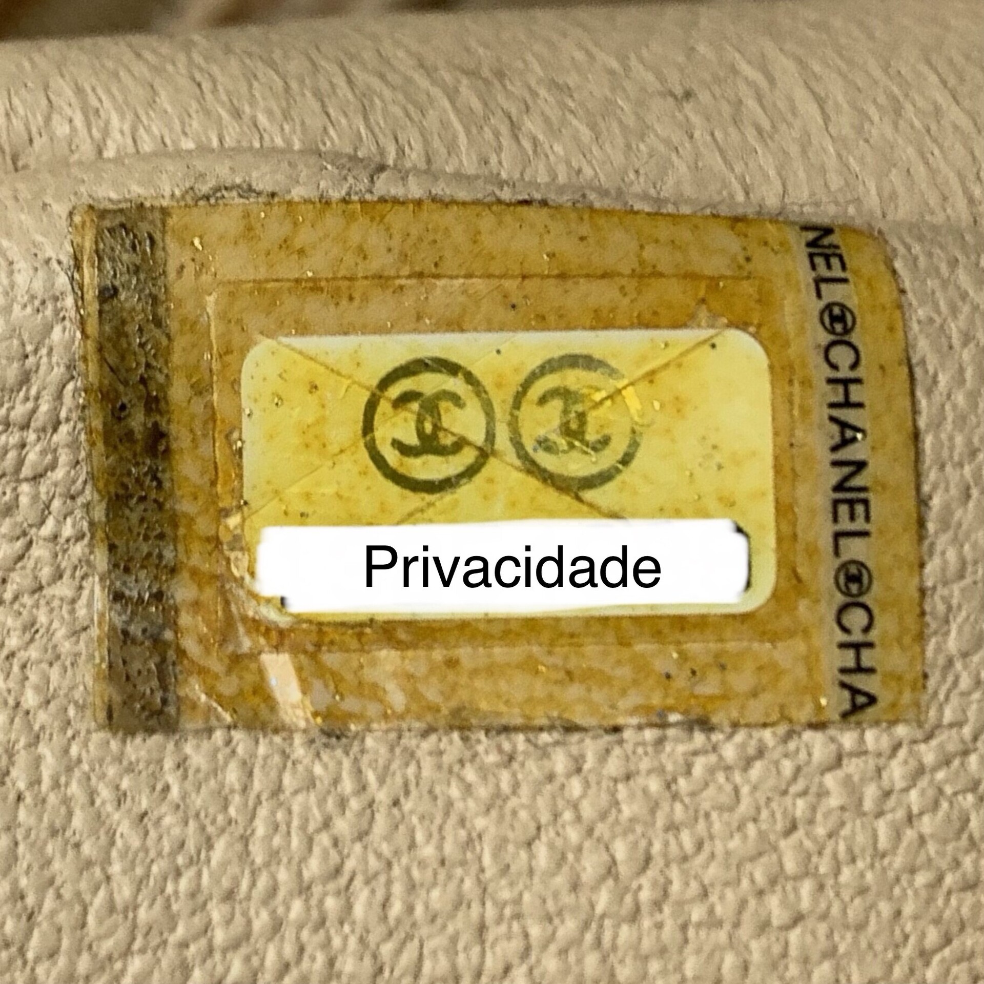 Bolsa Chanel Single Flap Jumbo Bege