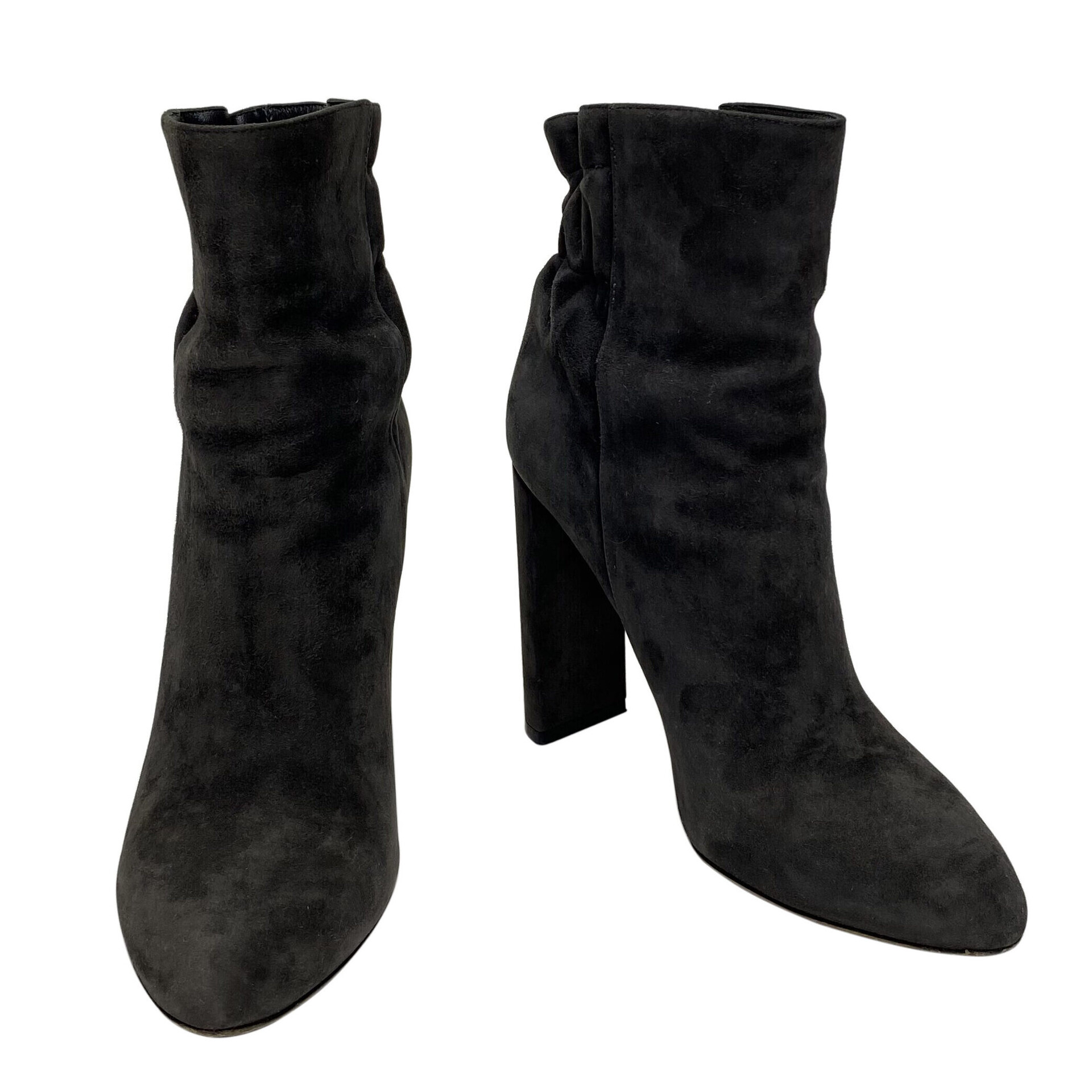 Bota Christian Dior Camurça Cinza