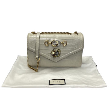Bolsa Gucci Rajah American Alligator Croco