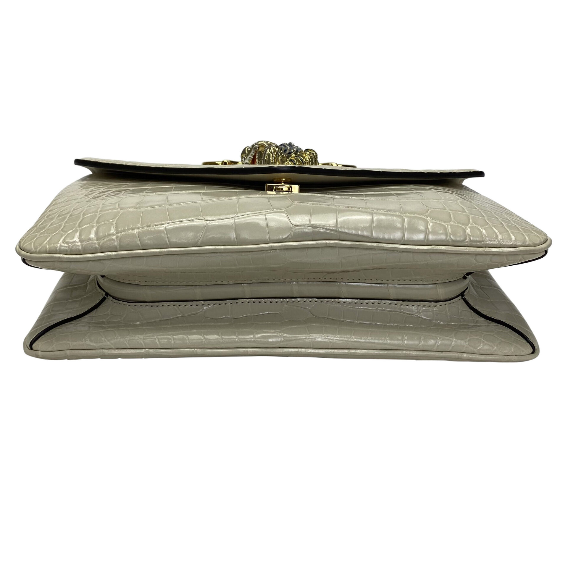 Bolsa Gucci Rajah American Alligator Croco