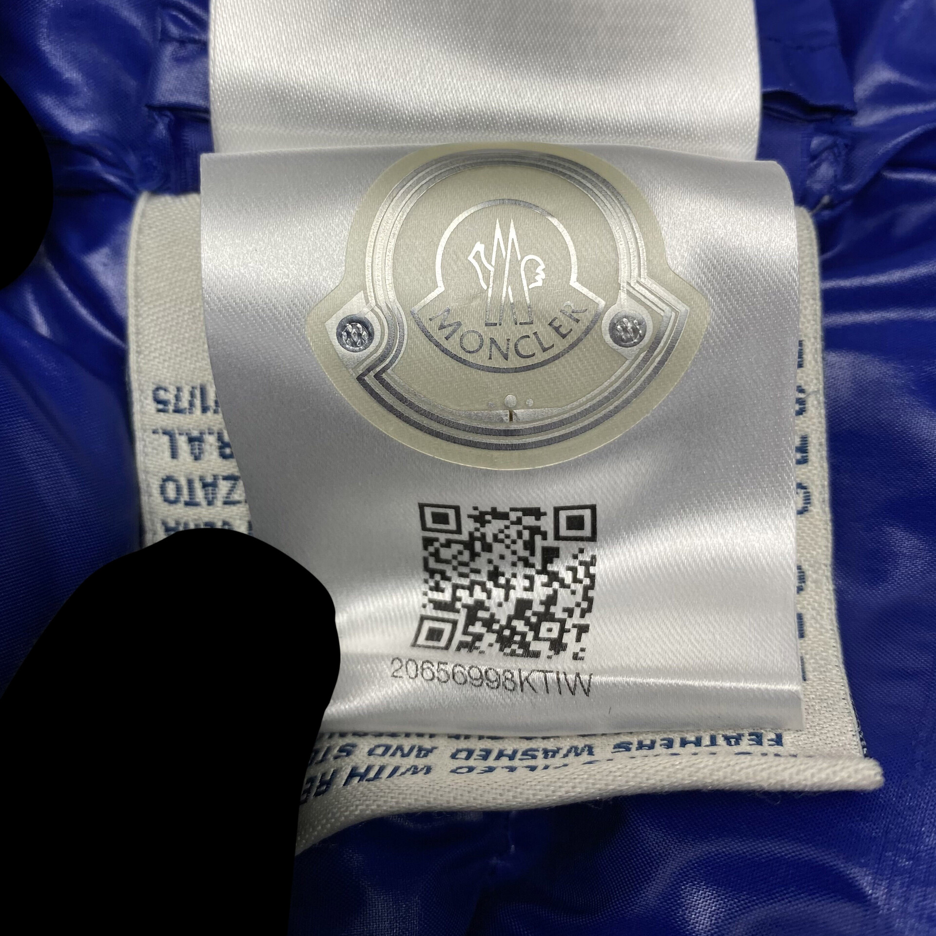 Jaqueta Moncler Infantil Azul