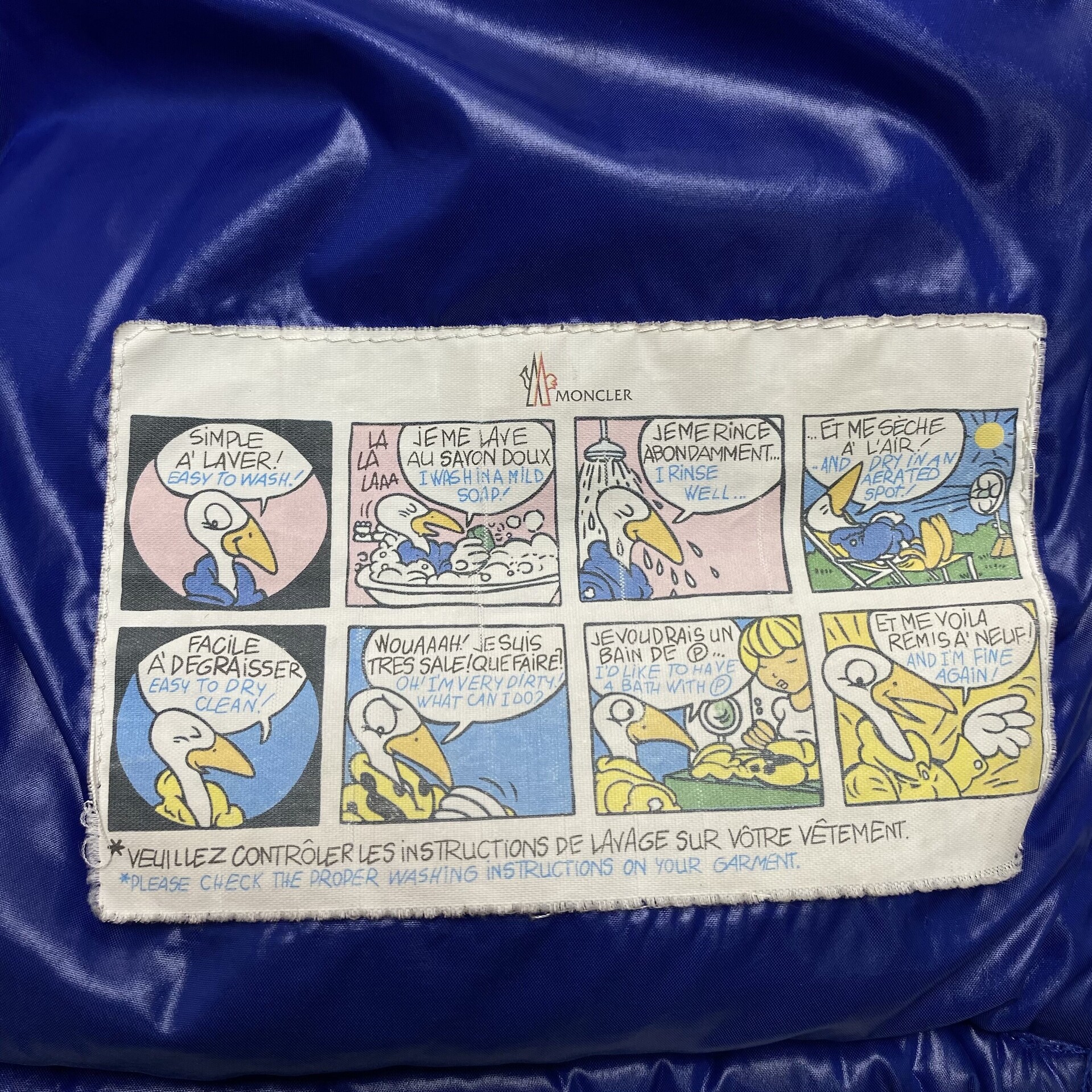 Jaqueta Moncler Infantil Azul