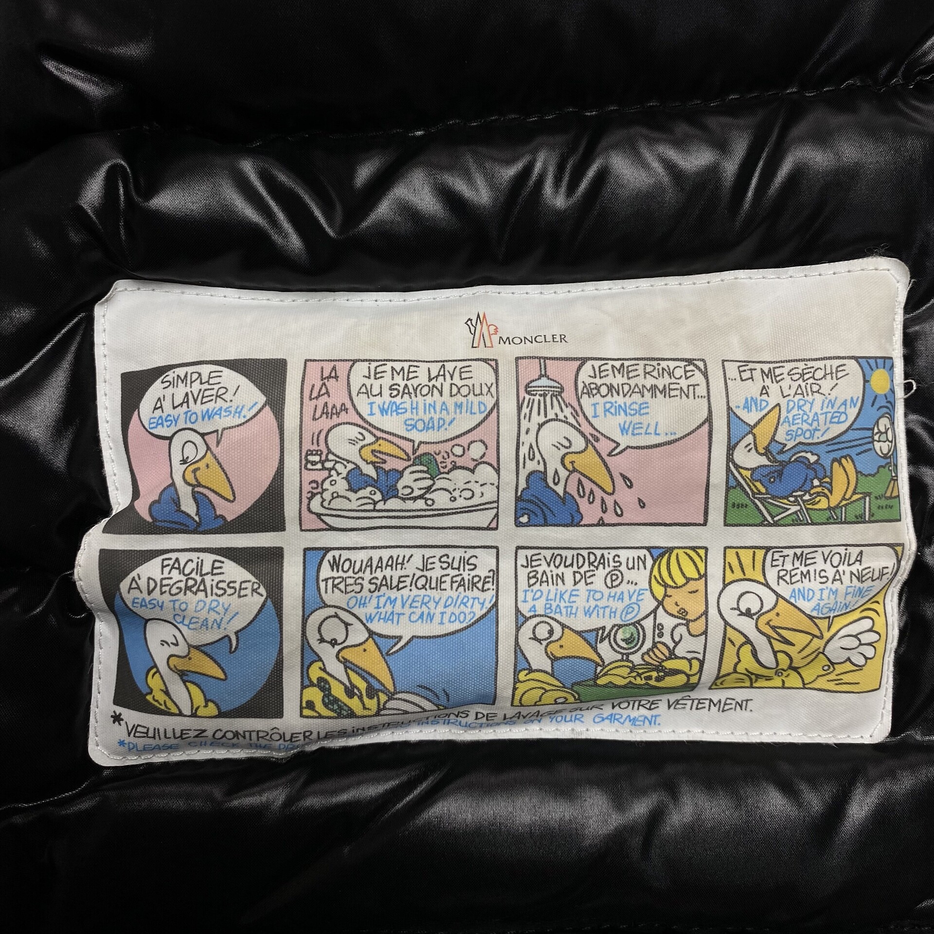 Jaqueta Moncler Preta Infantil