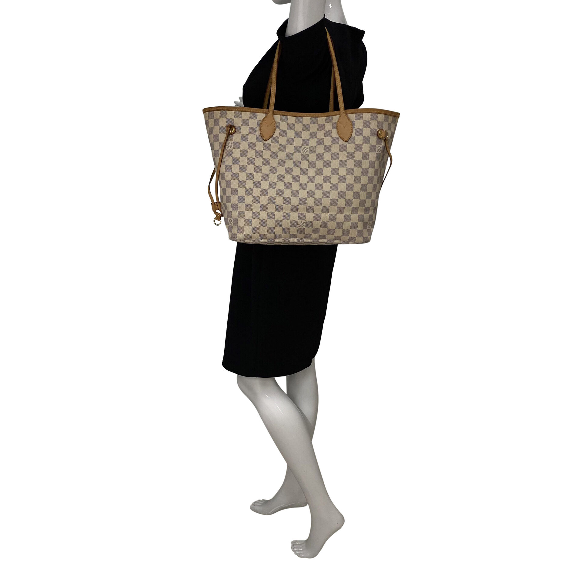 Bolsa Louis Vuitton Neverfull MM Damier Azur