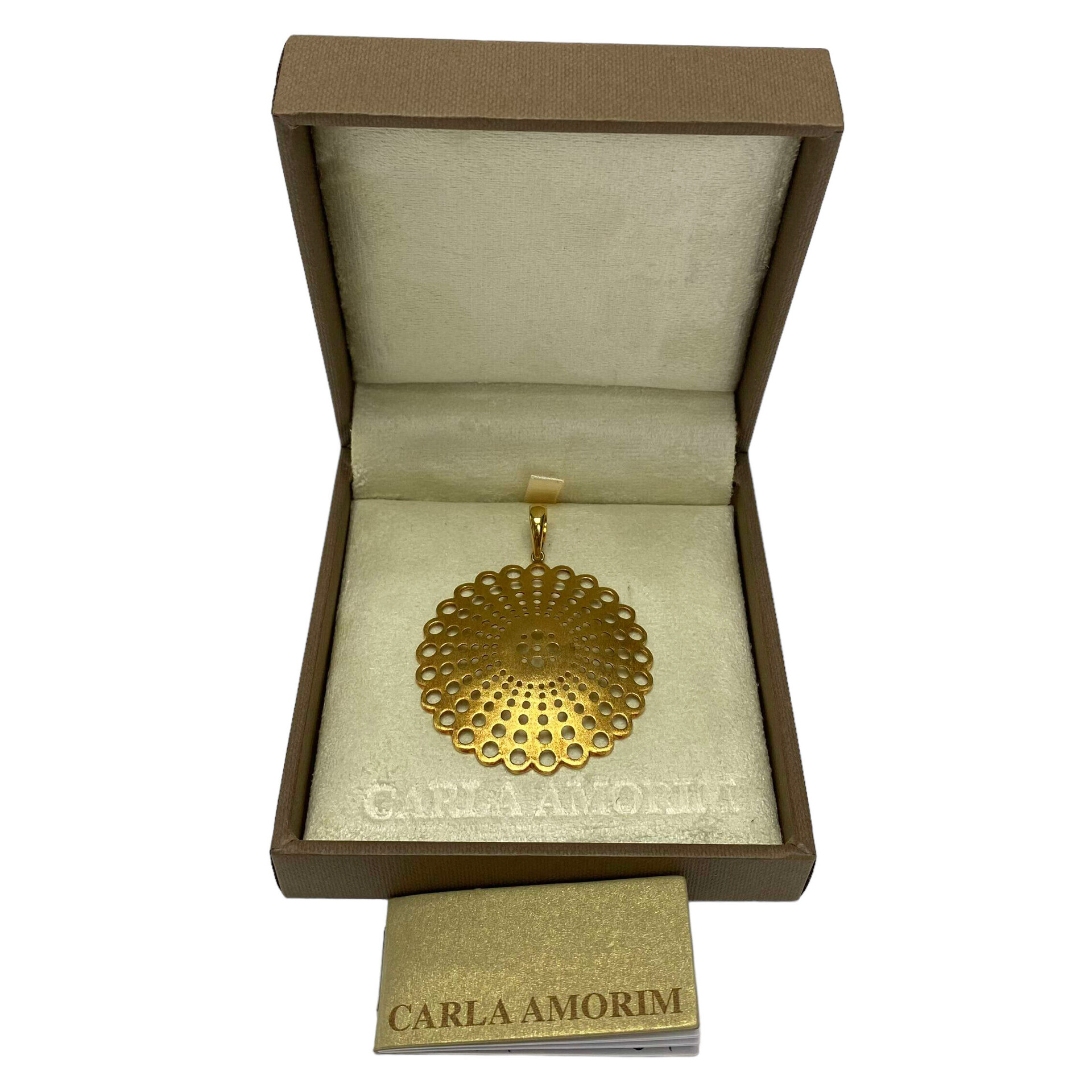 Pingente Carla Amorim Solar Ouro Amarelo