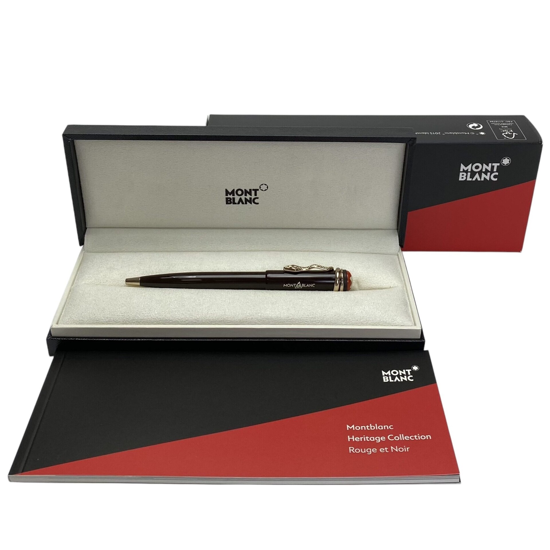 Caneta Montblanc Heritage Rouge & Noir Tropic Brow -  Special Edition Ballpoint