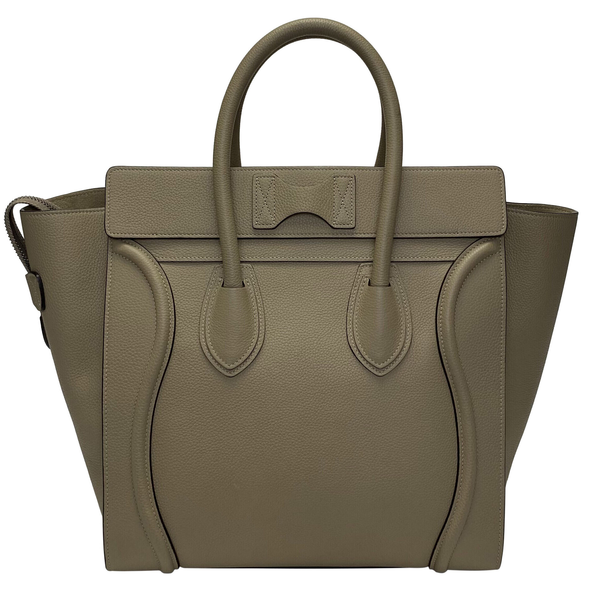 Bolsa Celine Luggage Couro Bege