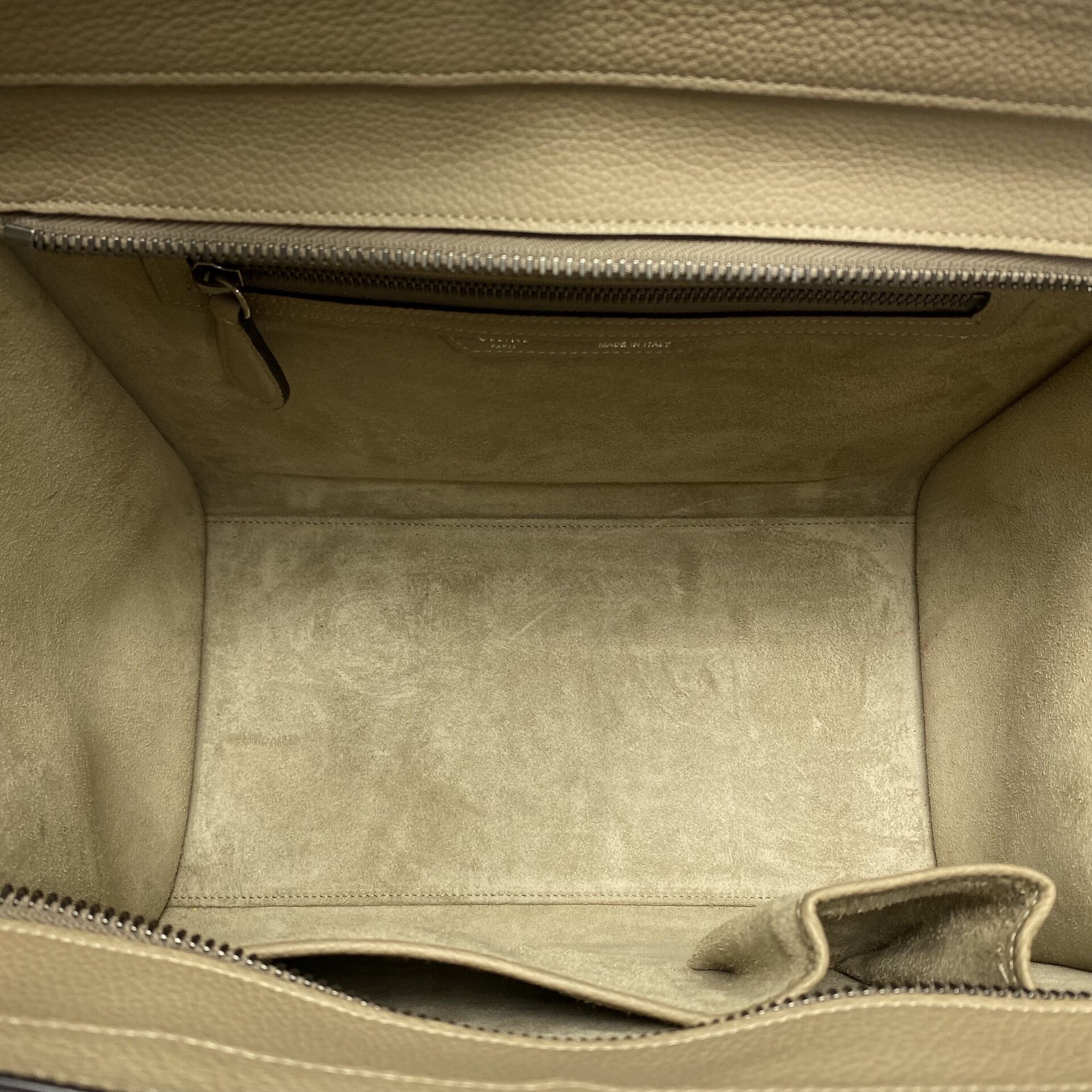 Bolsa Celine Luggage Couro Bege