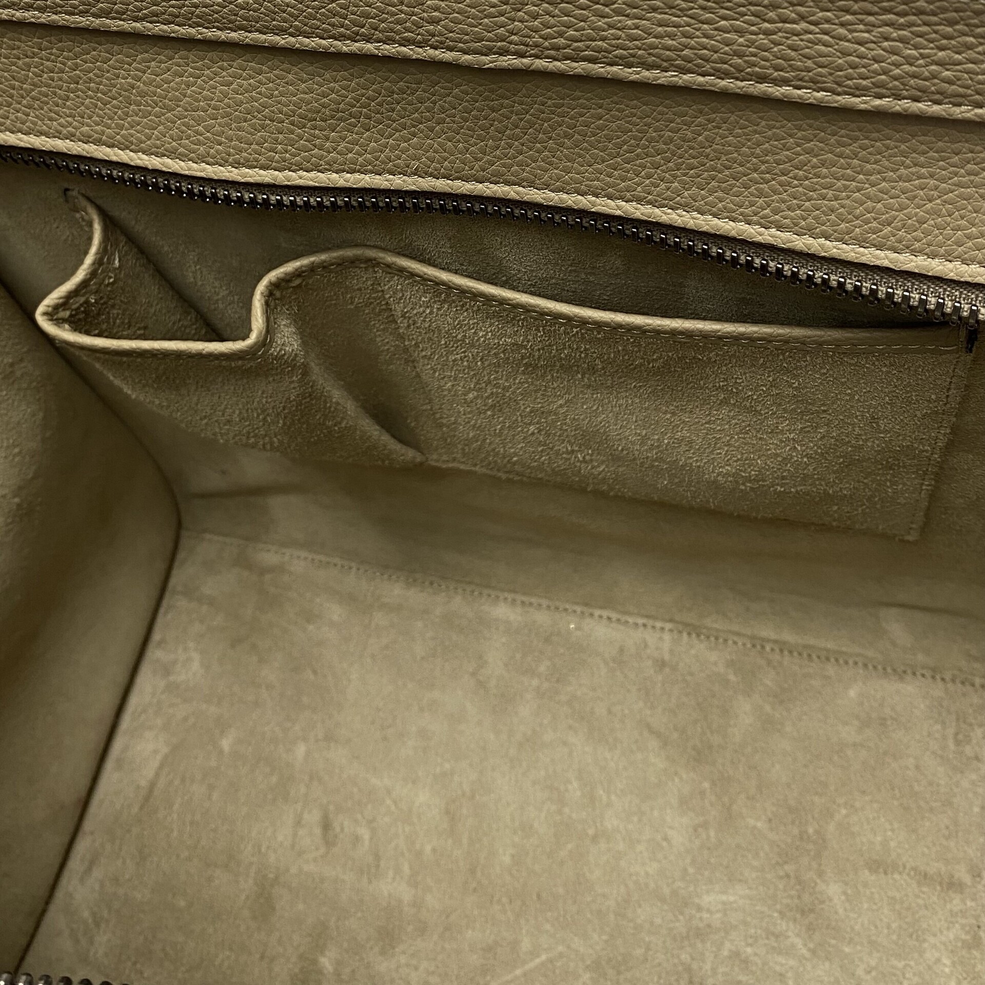 Bolsa Celine Luggage Couro Bege