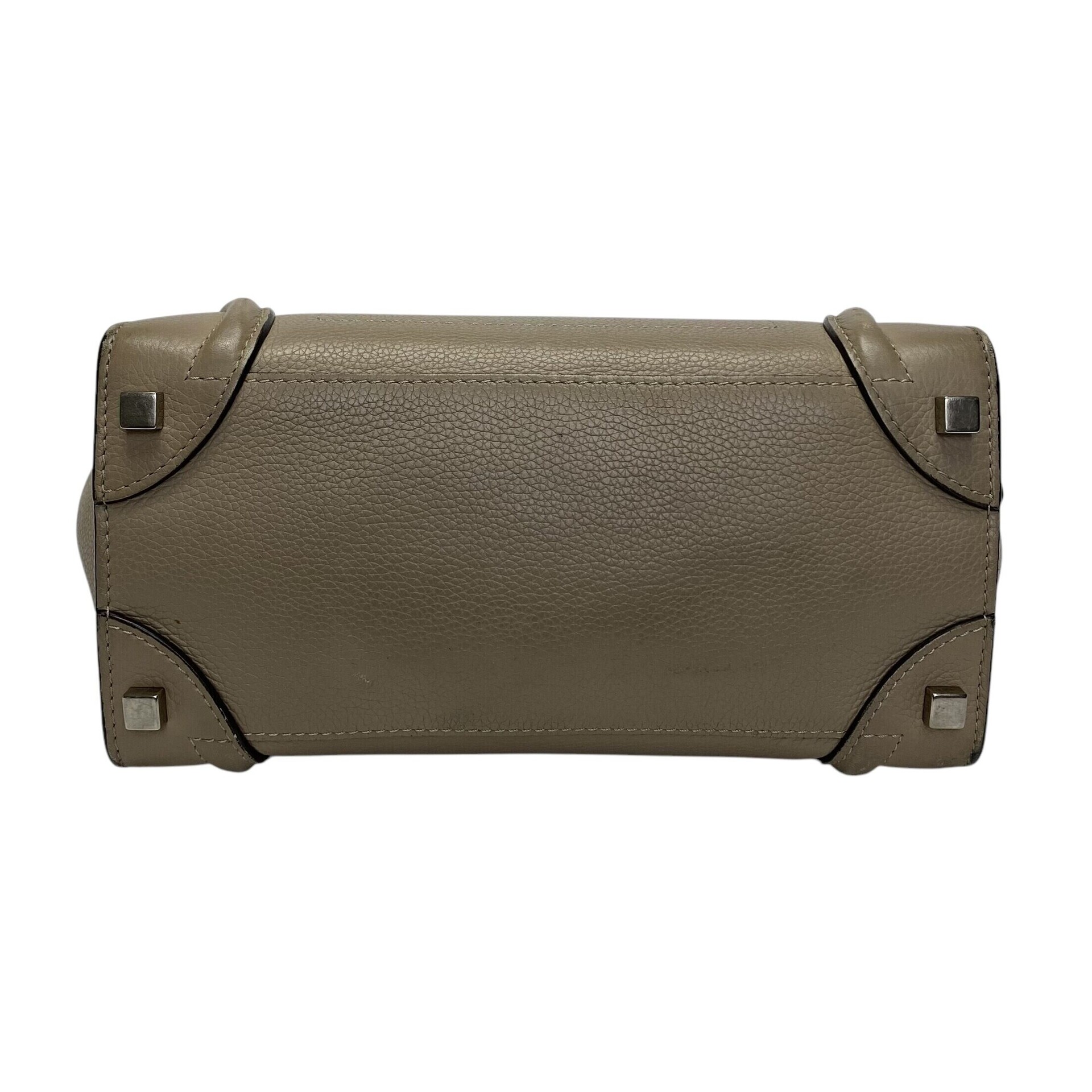 Bolsa Celine Luggage Bege