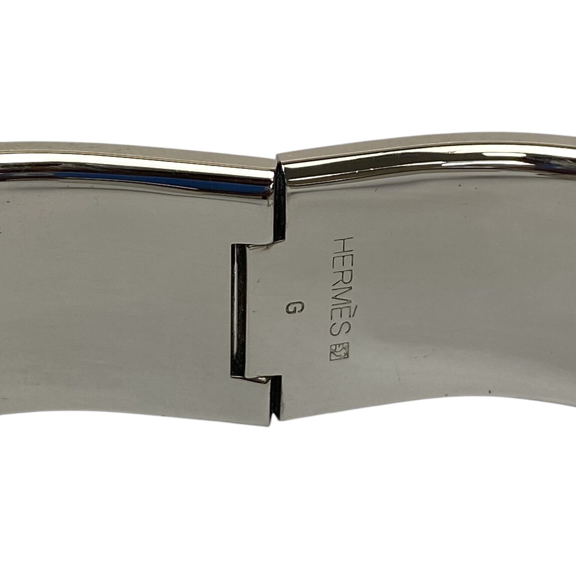 Bracelete Hermès Clic Clac H Marrom Escuro