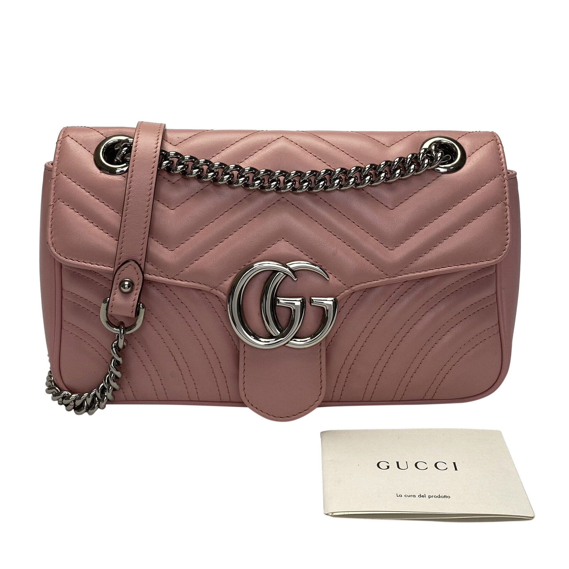 Bolsa Gucci GG Marmont Rosa