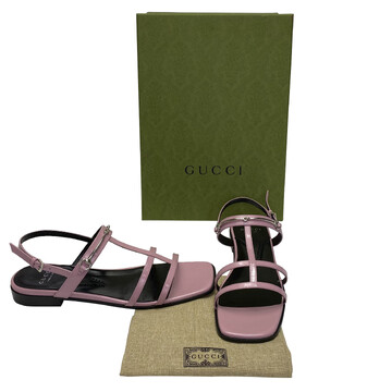 Sandália Gucci Rosa