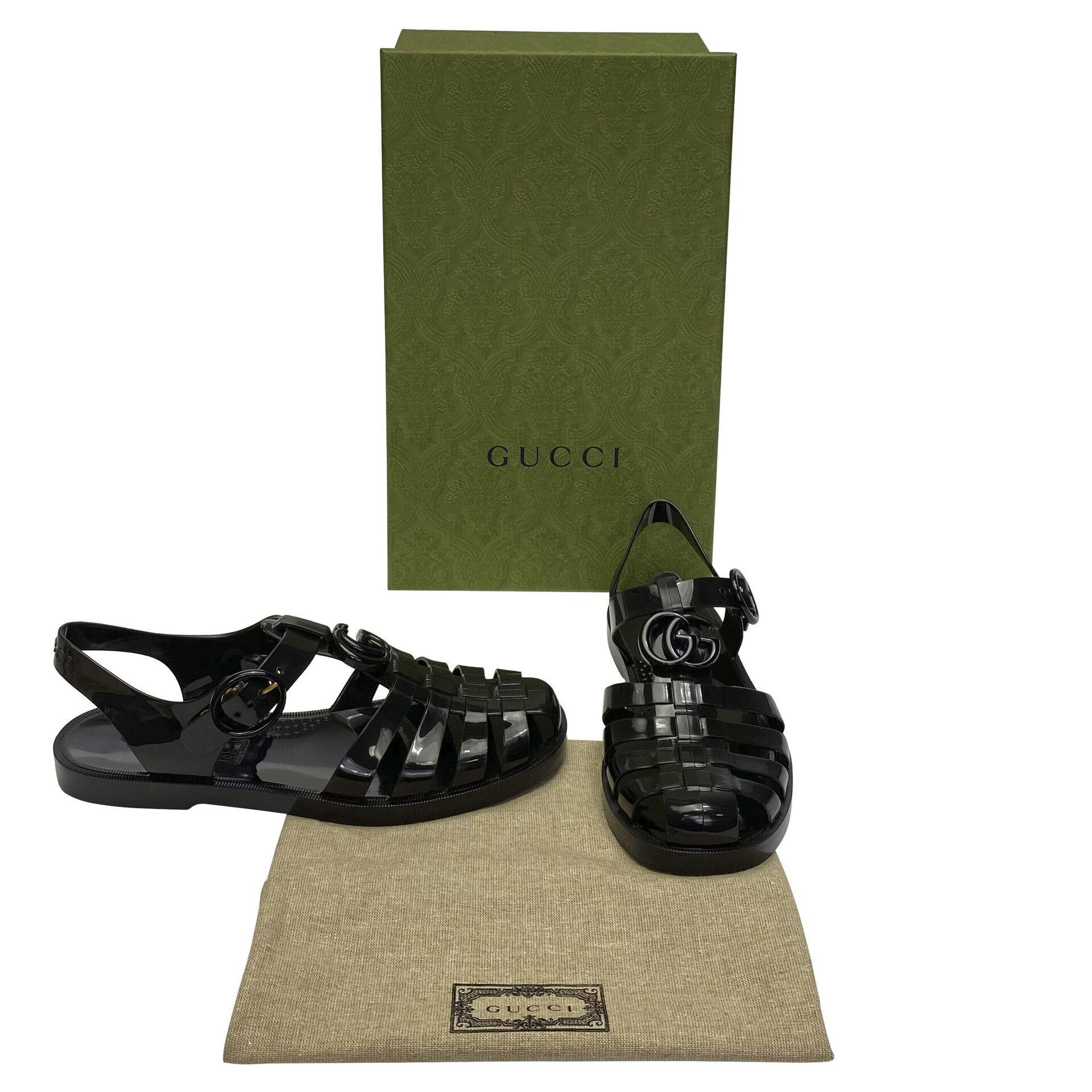 Sandália Gucci Preta