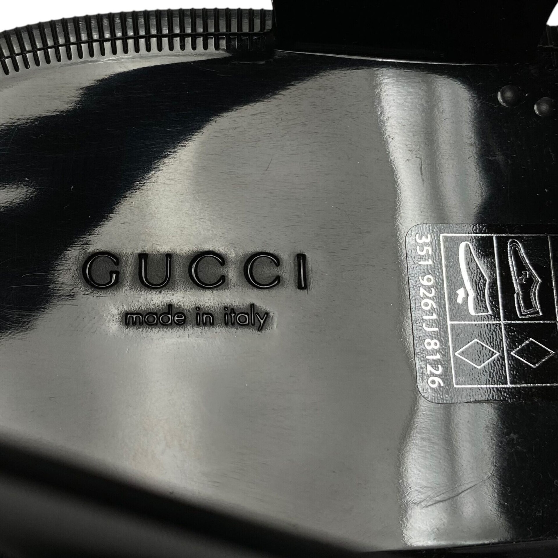 Sandália Gucci Preta