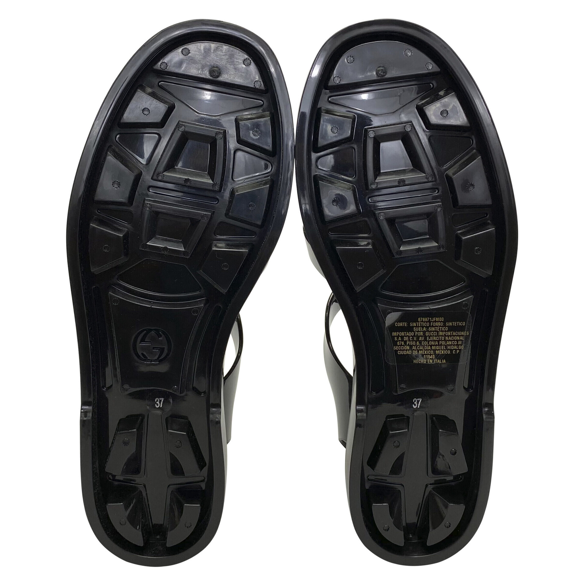 Sandália Gucci Preta