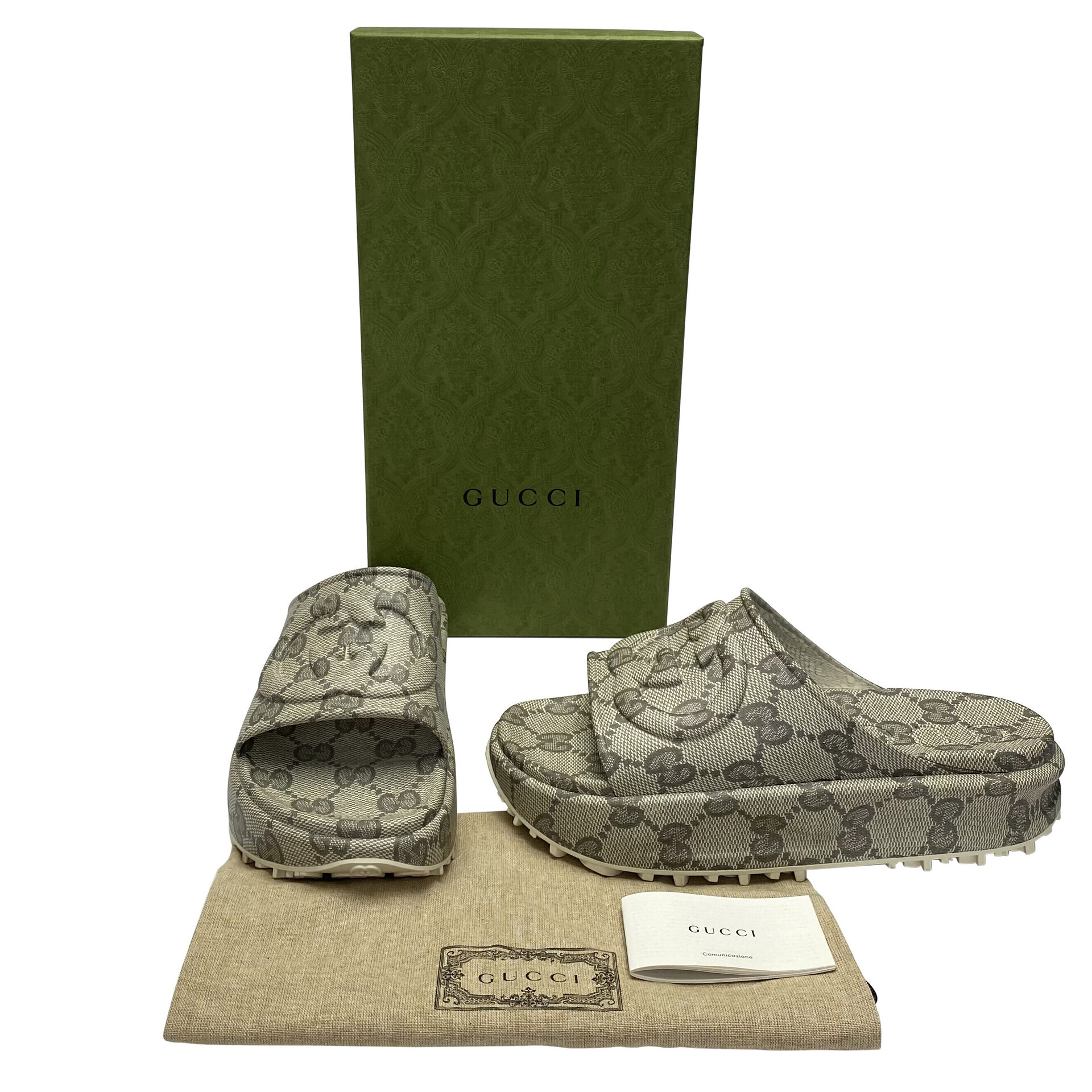 Sandália Gucci Monograma