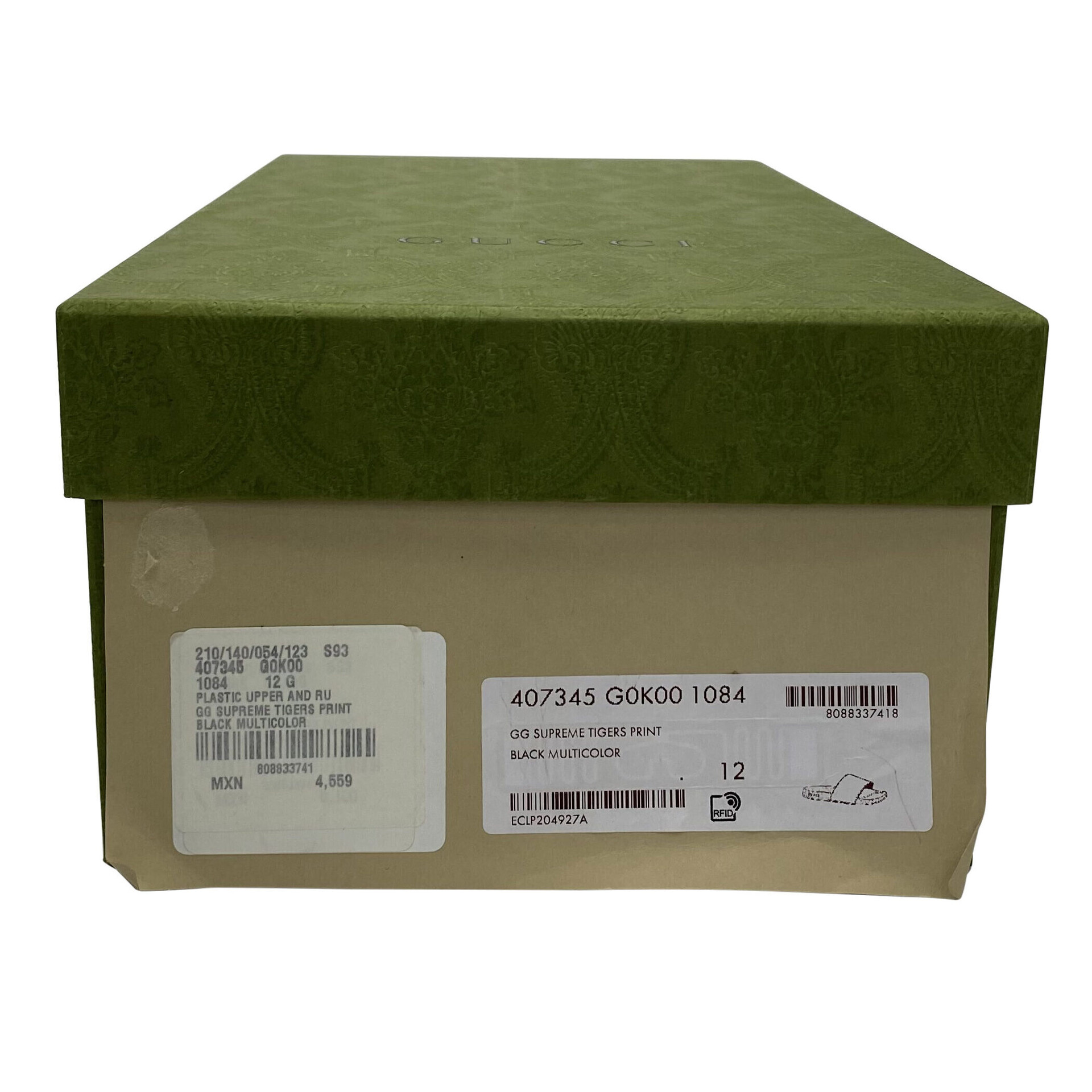 Slide Gucci Monograma Preto